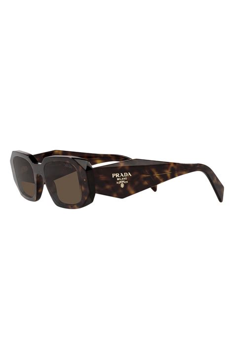 prada plaid runway|prada runway 49mm rectangle sunglasses.